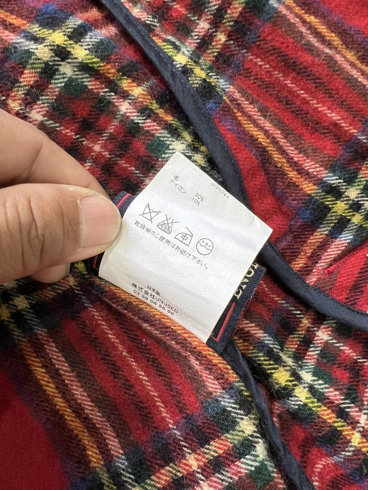 Unused Japan Unused Refinement Garments Wool Flannel Shirt Jacket Size US M / EU 48-50 / 2 - 10 Thumbnail