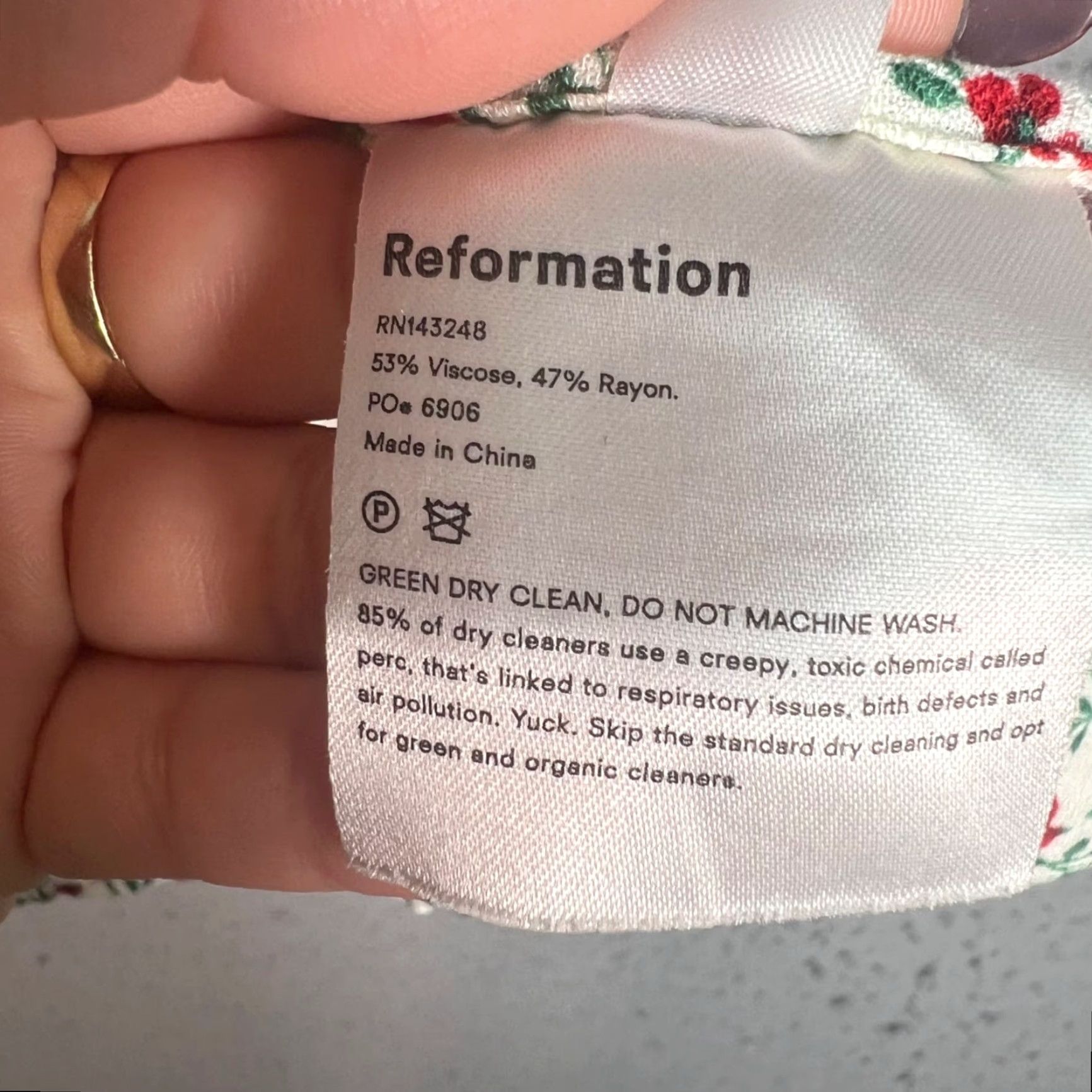Reformation Reformation Womens Top Cami Floral Print White & Red Sleeveless Smocked 10 Size L / US 10 / IT 46 - 5 Thumbnail