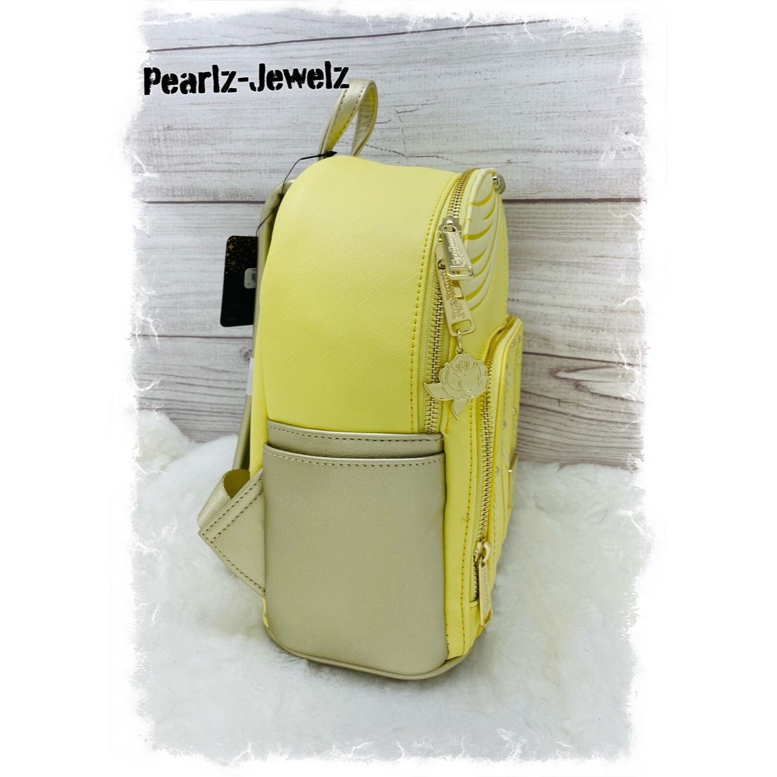 Disney Loungefly Disney Princess Beauty & Beast Belle Yellow Dress Size ONE SIZE - 2 Thumbnail