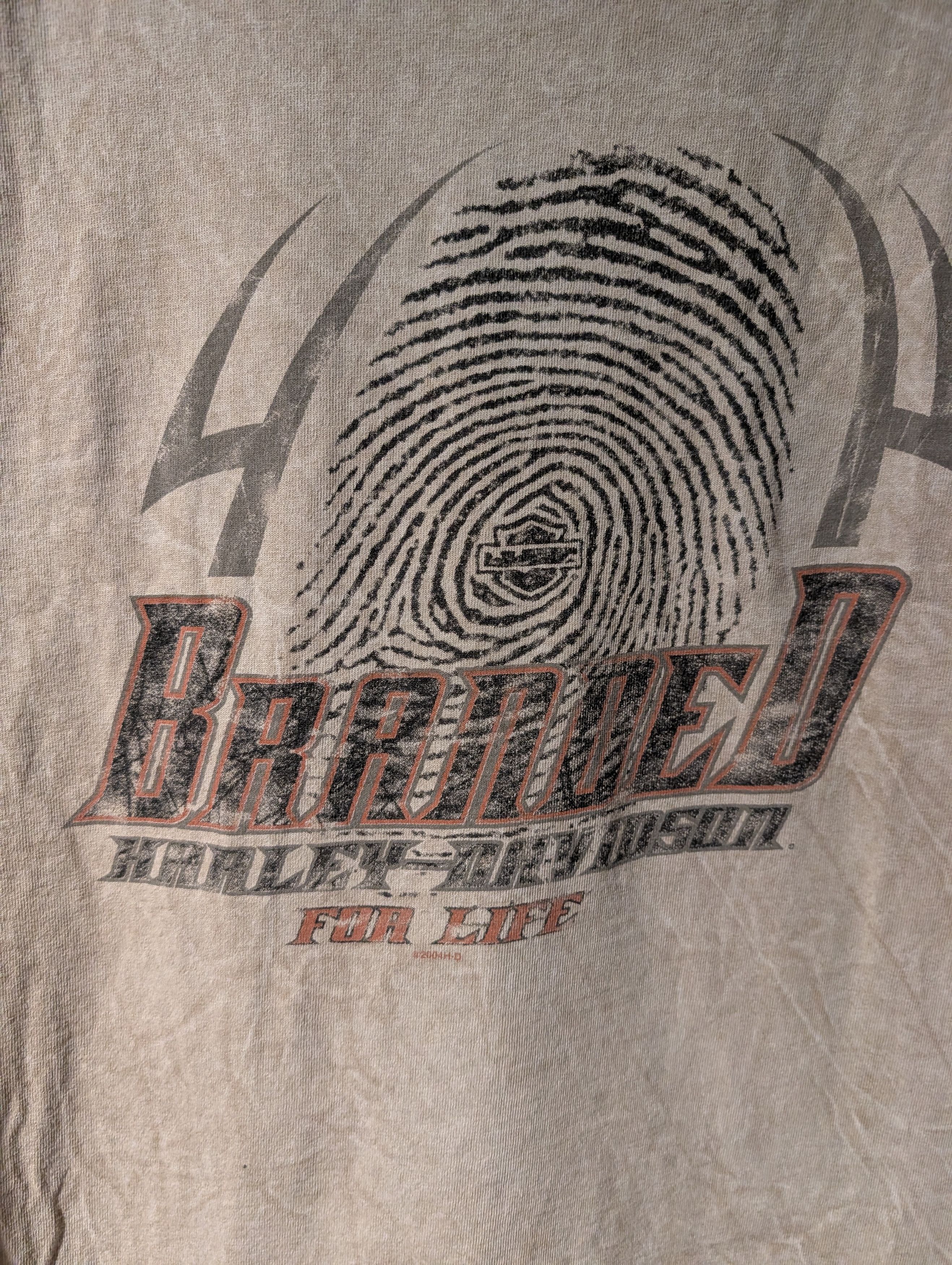 Harley Davidson Vtg Harley Davidson For Life Sleeveless Muscle T-Shirt Size US XL / EU 56 / 4 - 2 Thumbnail
