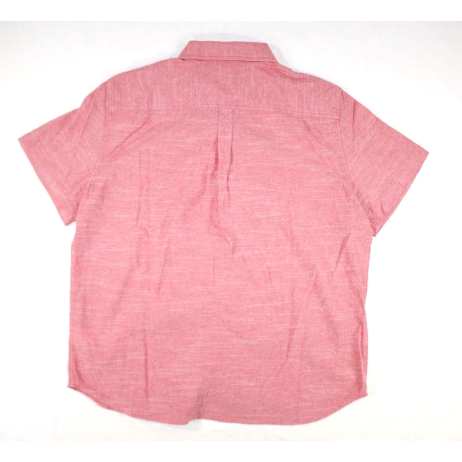 Eddie Bauer Eddie Bauer Grifton Short Sleeve Cotton Button Down Shirt Red Men's L Size US L / EU 52-54 / 3 - 8 Thumbnail