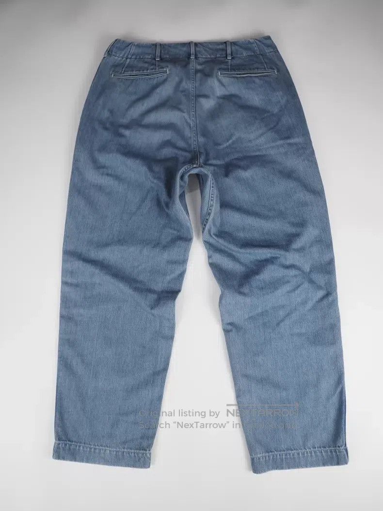Nanamica nanamica Blue Denim Wide Leg Pants Size US 32 / EU 48 - 2 Thumbnail