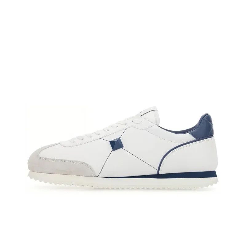 Valentino o1y0525 Low-Top Sneakers in White/Midnight Blue Size US 6 / EU 39 - 1 Thumbnail