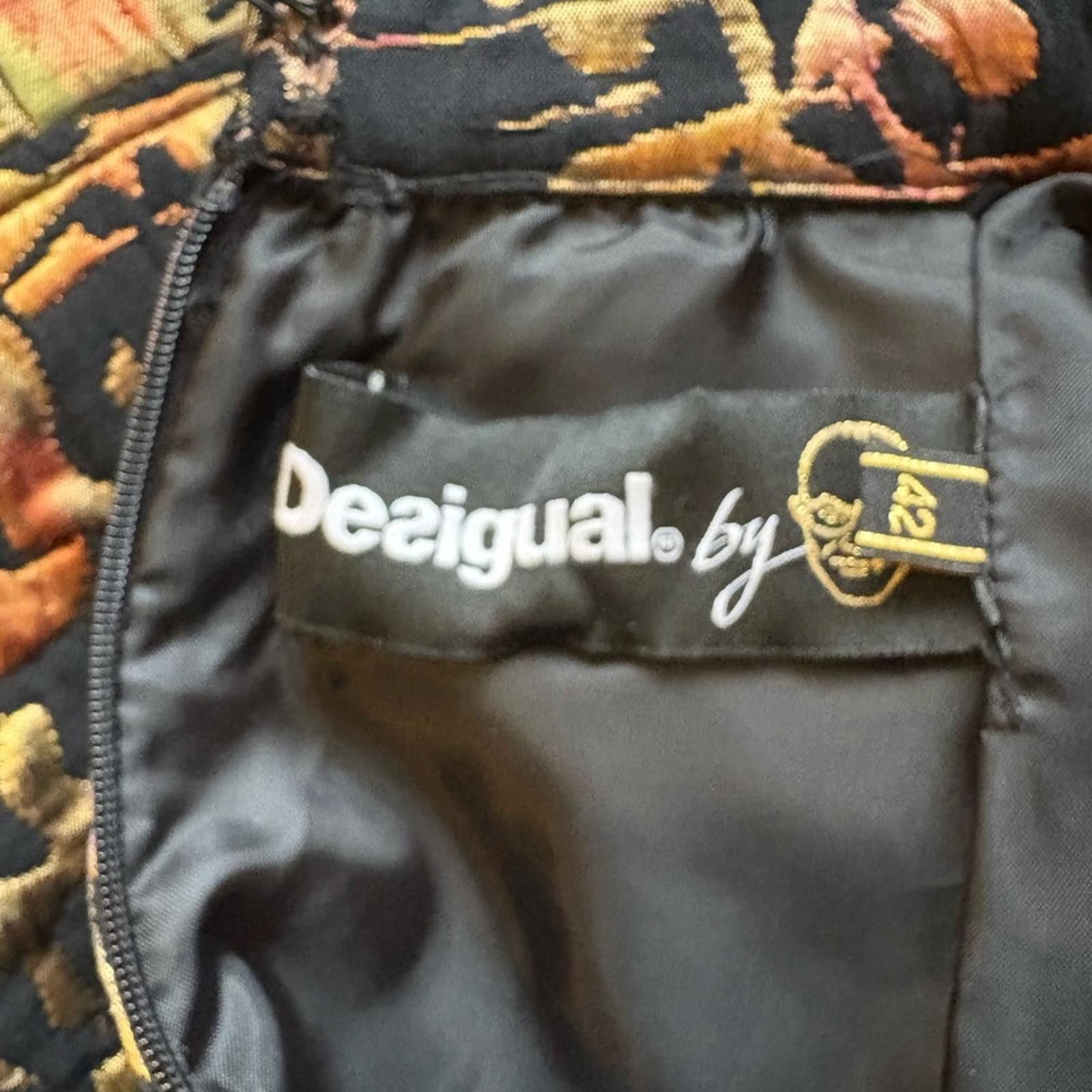 Desigual Desigual Christian Lacroix Sleeveless Black Metallic Dress Size L / US 10 / IT 46 - 6 Thumbnail