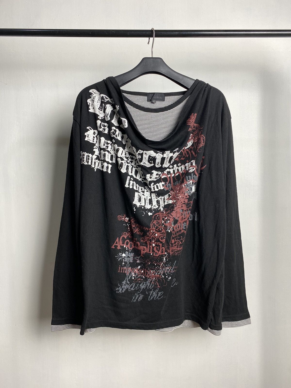 Not Alone Poem Double Layer Gothic Longsleeve