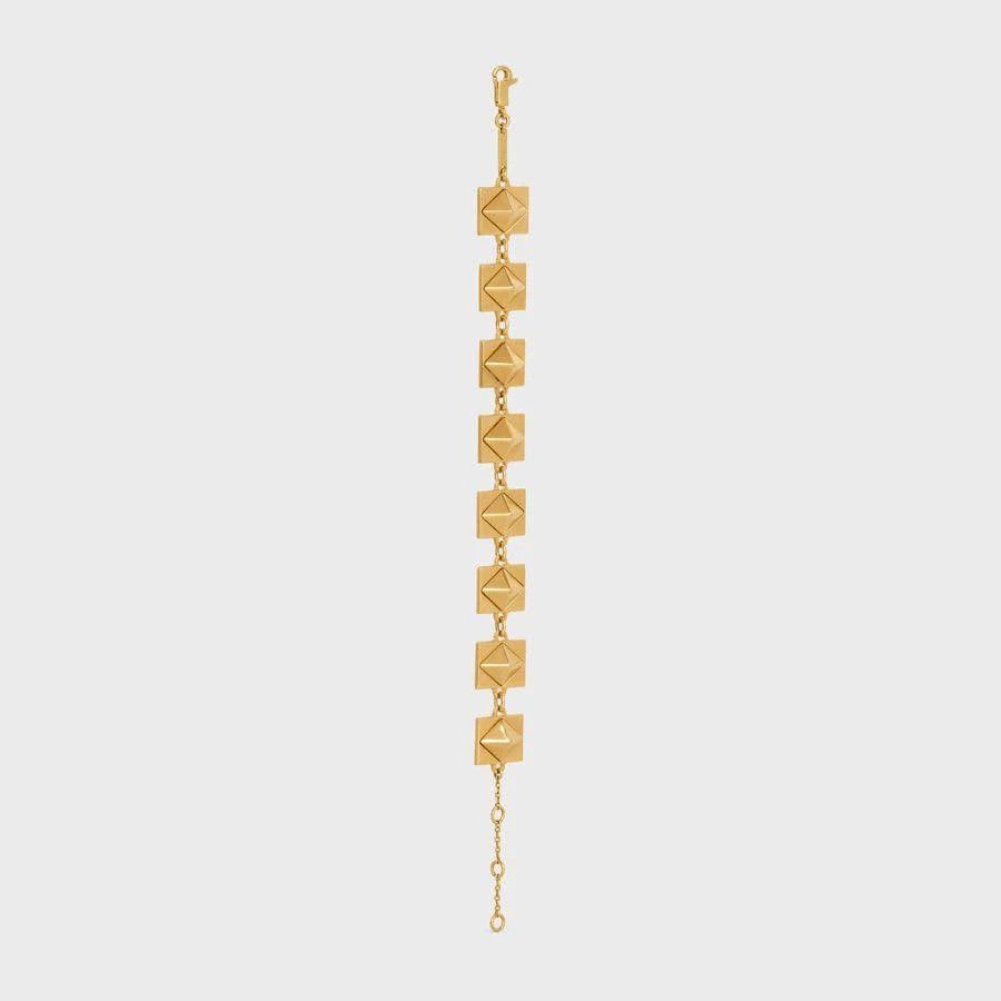 Celine o1bcso1str1024 Size: OS / Stud Plate Bracelet in Gold Size ONE SIZE - 3 Thumbnail