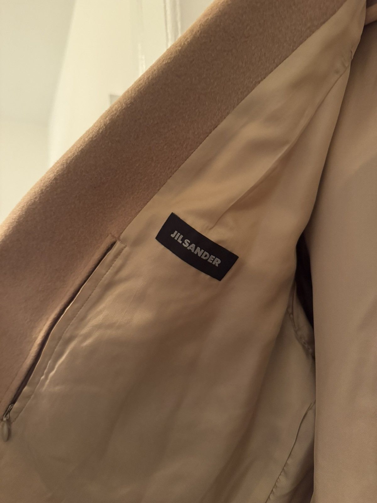 Jil Sander Jil Sander Camel Wool & Camel Hair Overcoat Size US L / EU 52-54 / 3 - 3 Thumbnail