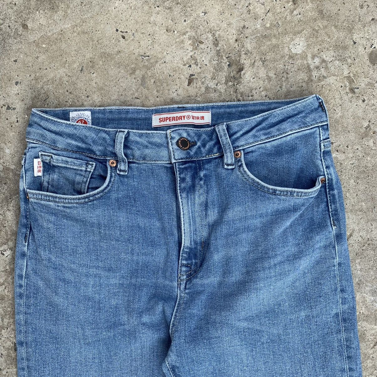 Superdry Vintage Japanese Style Women’s Flared Superdry Jeans Y2K 00s Size 27" / US 4 / IT 40 - 6 Thumbnail