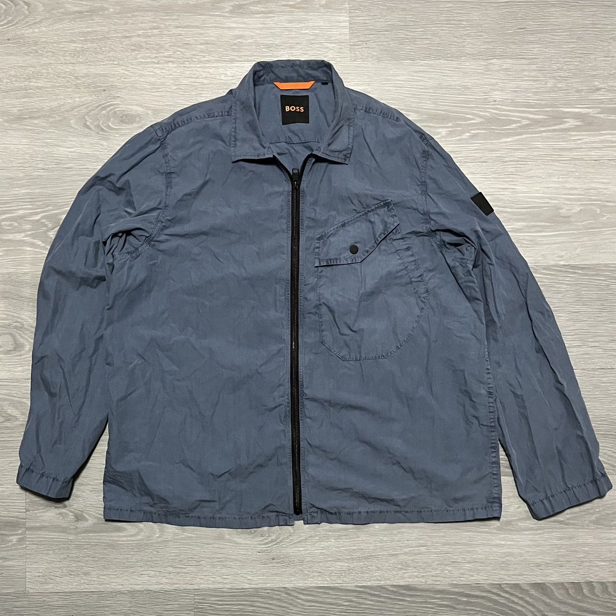Hugo Boss Hugo Boss Orange Blue Overshirt Size US XL / EU 56 / 4 - 1 Thumbnail
