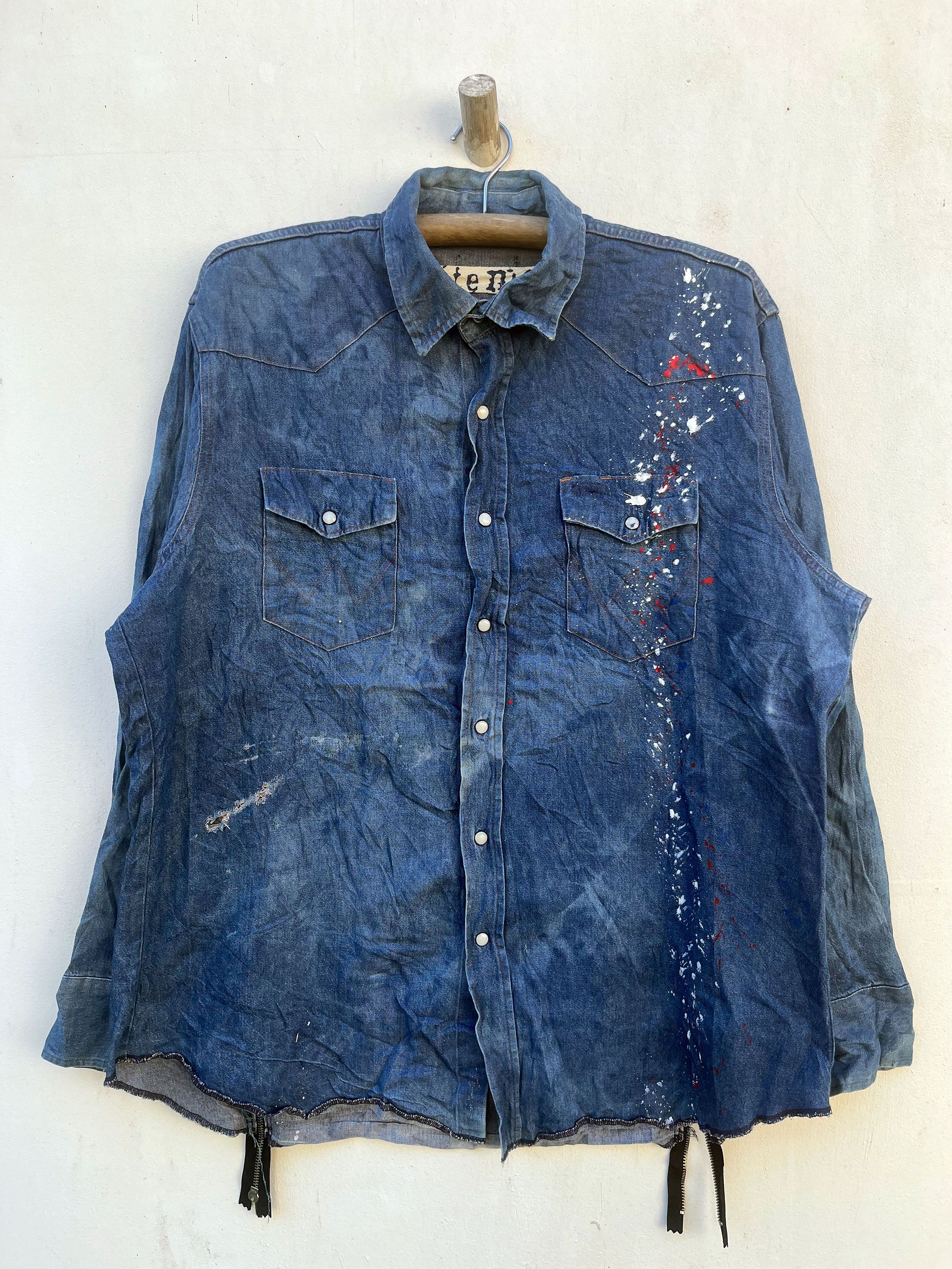 Japanese Brand Cote Nier Japan Craft Metallica Patches Zipper Denim Western Size US M / EU 48-50 / 2 - 1 Thumbnail