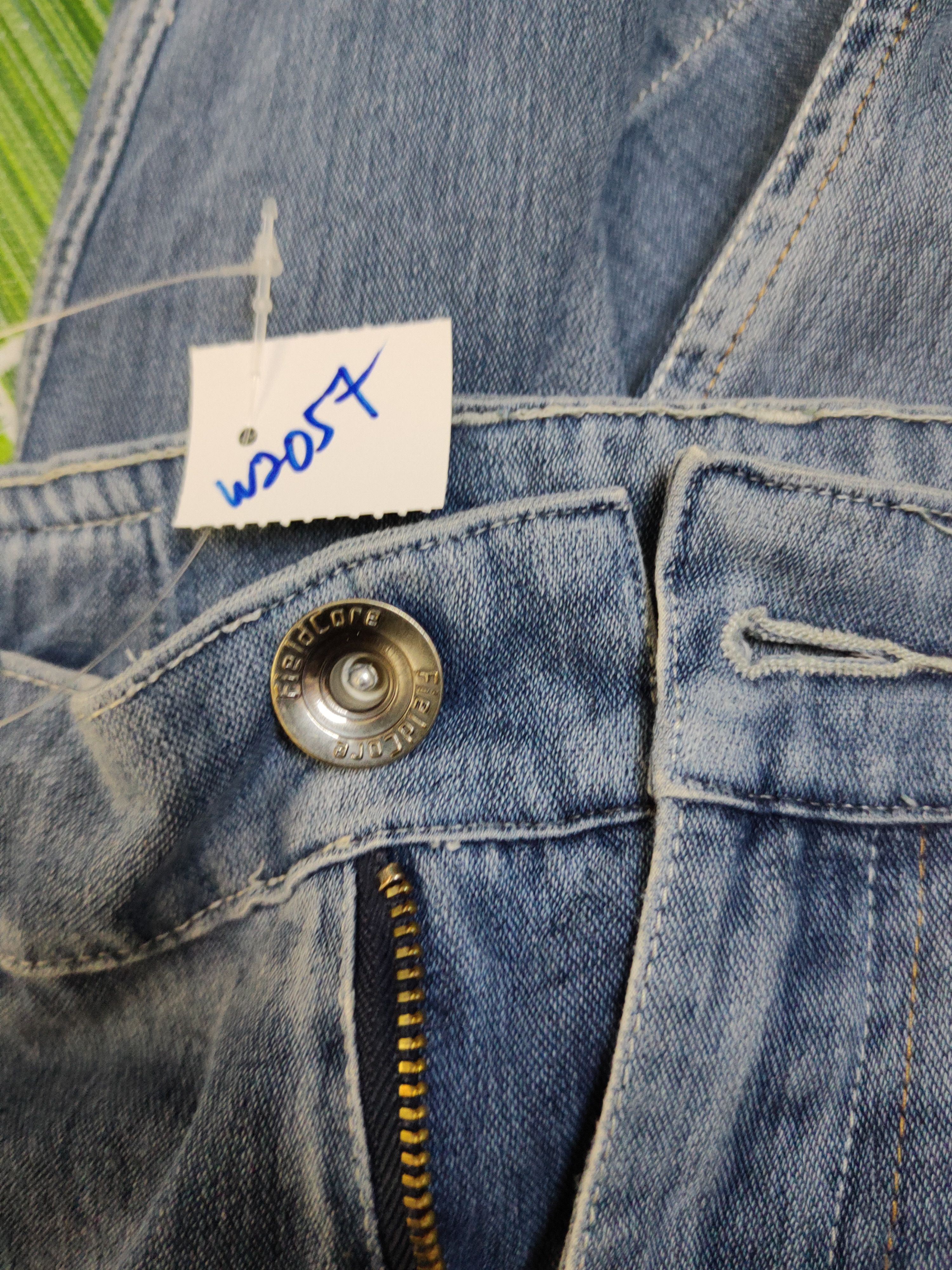 Japanese Brand FieldCore Blue Distressed Ripped Soft denim Jeans #W2057 Size US 30 / EU 46 - 16 Thumbnail