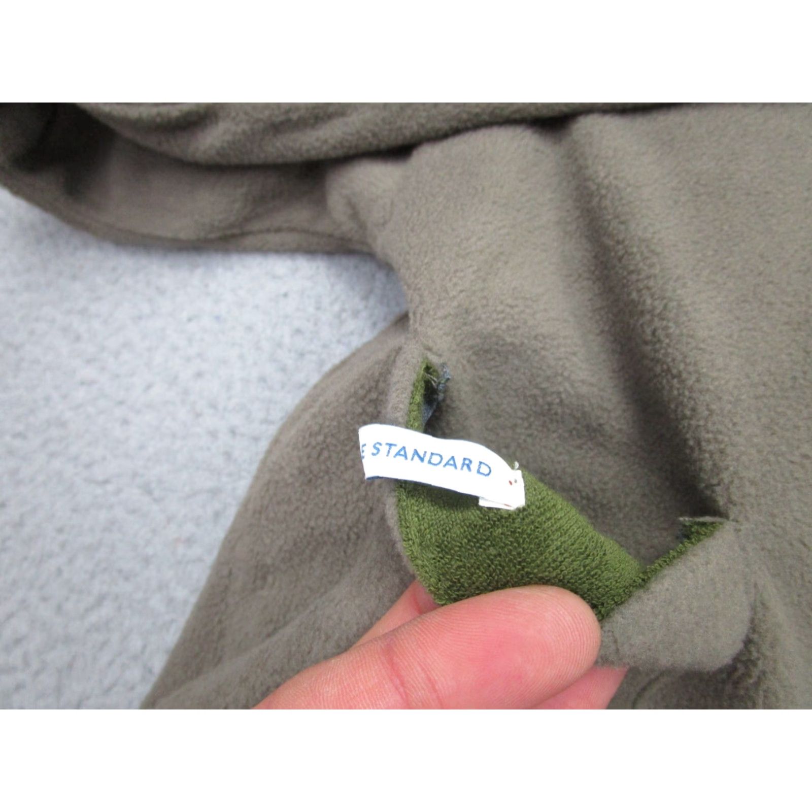Vintage Garbstore Mens Fleece Jacket Brown Green Extra Large XL Chore Coat Size US L / EU 52-54 / 3 - 5 Thumbnail