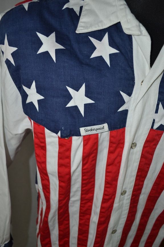 Vintage Vintage USA Flag Stockerpoint Shirt S Size US S / EU 44-46 / 1 - 4 Thumbnail