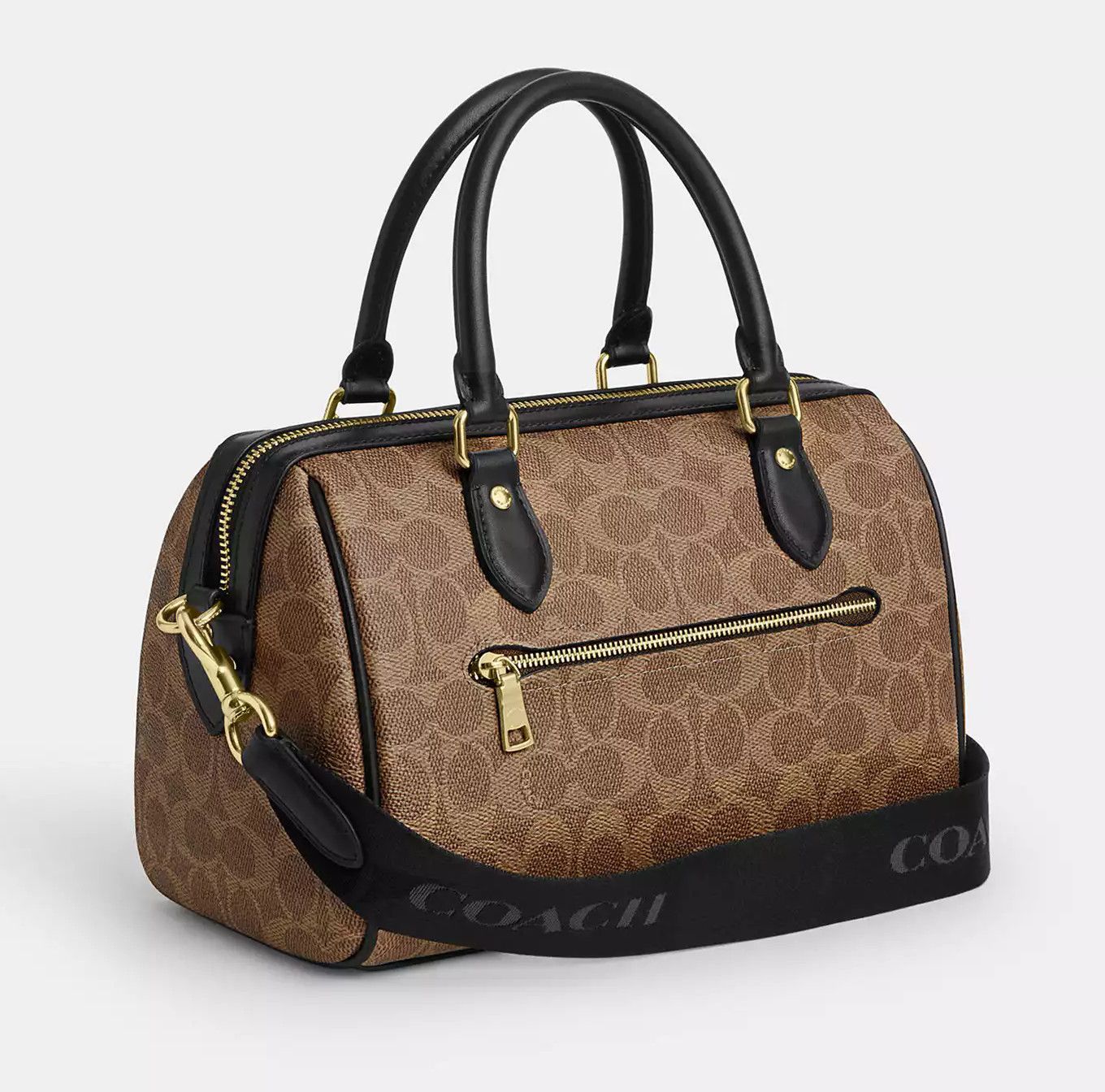 Coach Rowan Satchel Bag In Signature Canvas CW376 Size ONE SIZE - 7 Thumbnail