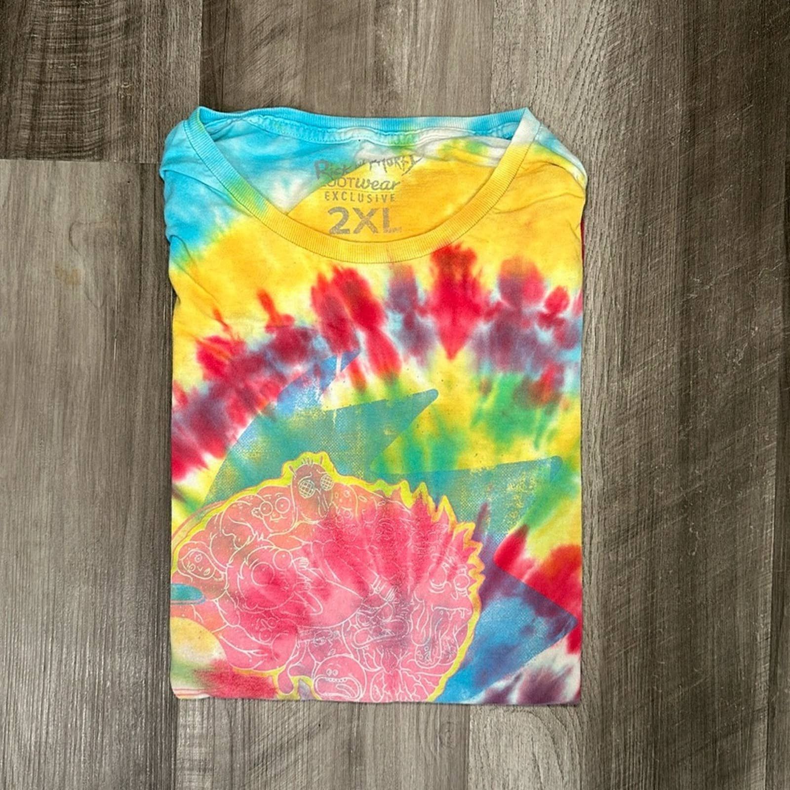rick and morty tie dye sweatshirt