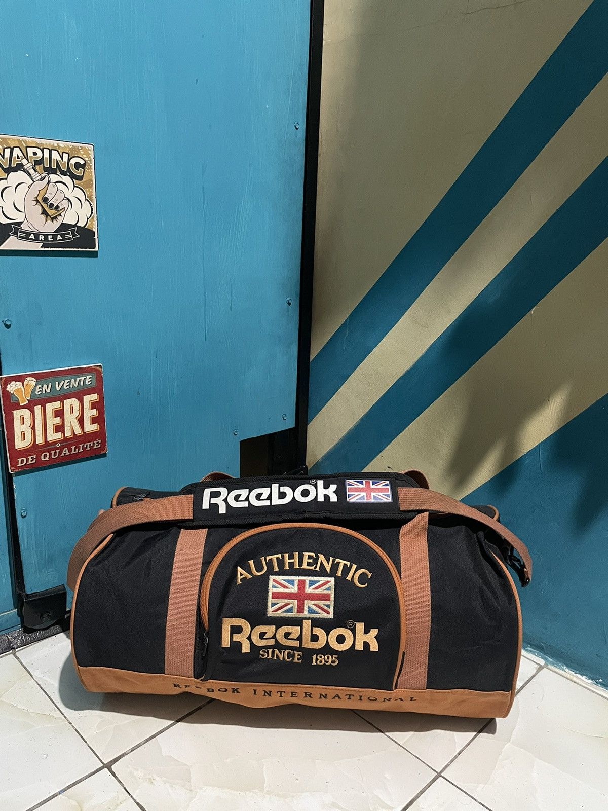 Reebok × Vintage Dufflebag/TravelBag/Lugage Reebok International Vintage Size ONE SIZE - 10 Thumbnail