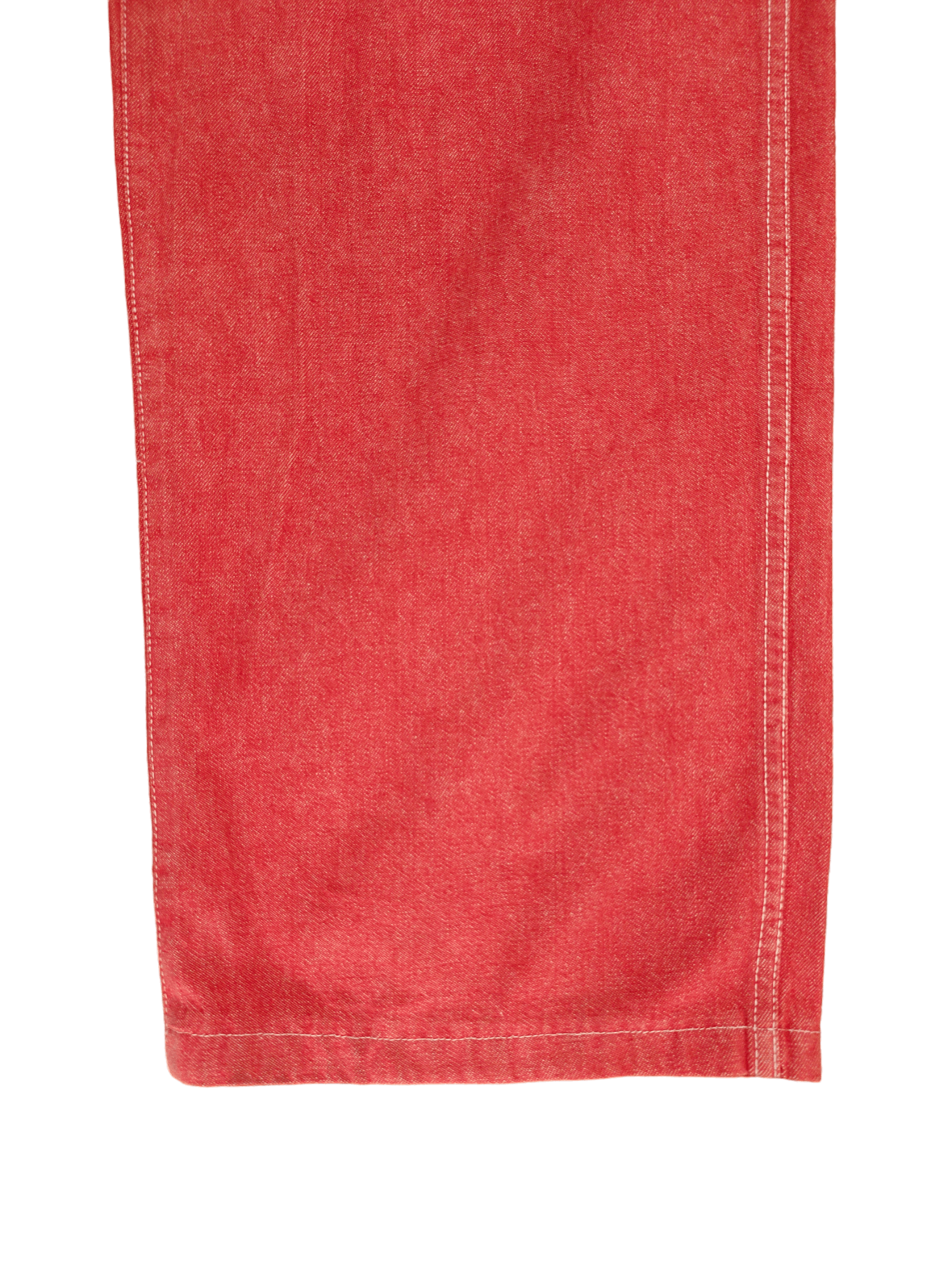 Number (N)ine × Undercover Baggy Jeans Dept Japan Red Denim Wide Leg IfSixWasNine Y2k Size US 30 / EU 46 - 7 Thumbnail