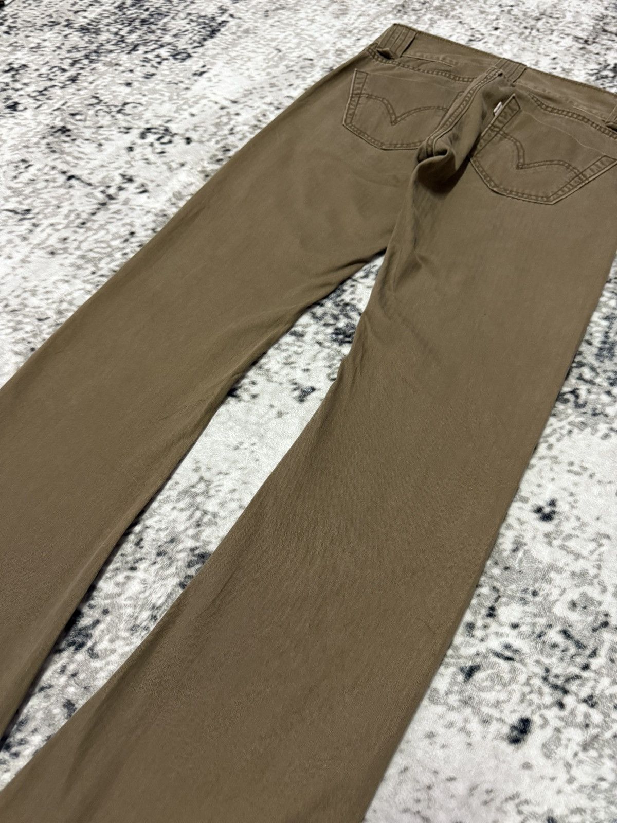 Levi's Vintage Levis Tab Twills Bush Pocket Low Rise Flare Jeans Size 28" / US 6 / IT 42 - 10 Thumbnail