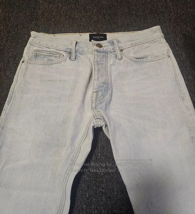 Fear of God Fear of God Light Blue Denim Jeans. Size US 30 / EU 46 - 2 Thumbnail