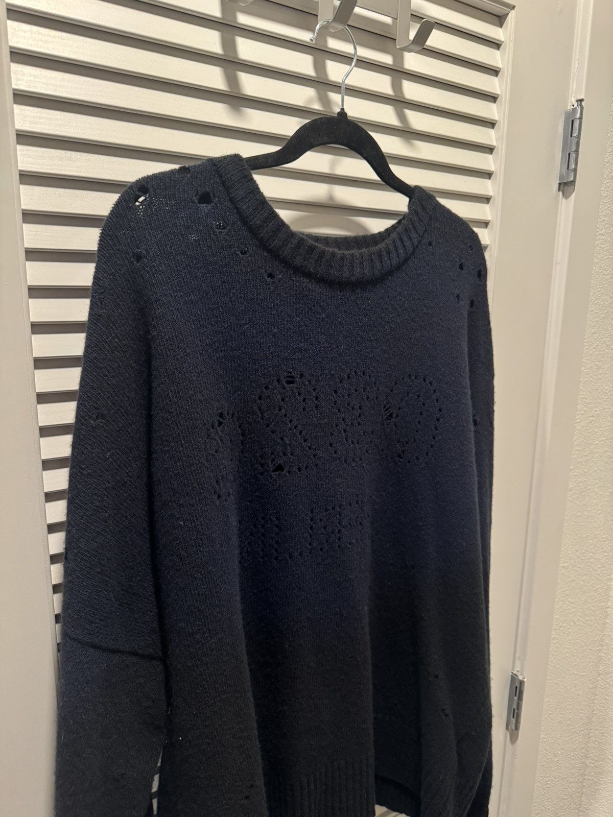 032c 032c Lazer Selfie Distressed Jumper Size US L / EU 52-54 / 3 - 2 Thumbnail