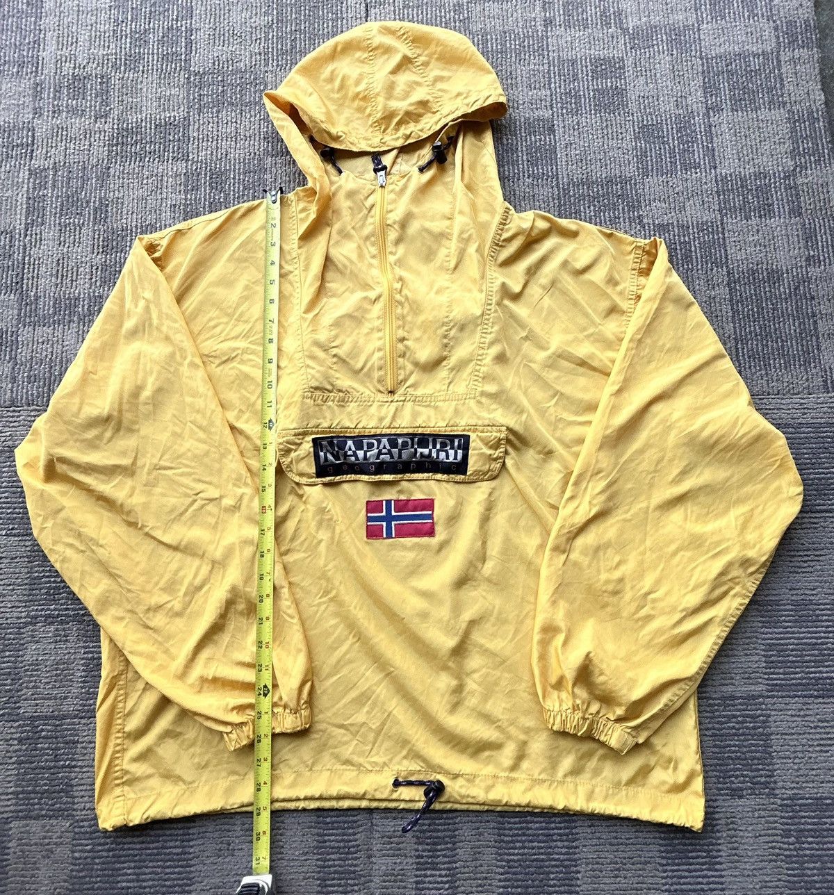 Napapijri Napapijri Mens Geographic Graphic Hooded Anorak Jacket Size US XXL / EU 58 / 5 - 3 Thumbnail