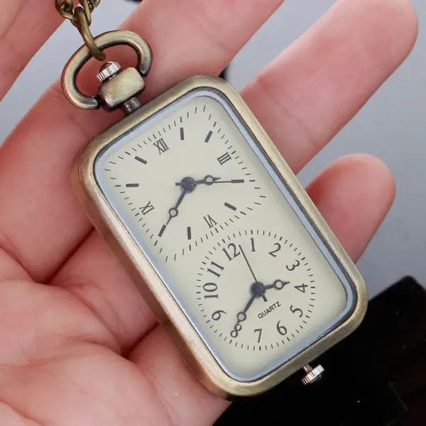 Other Mayuko x Ryoko Rectangular Design Pocket Watch Pendant Chain Size ONE SIZE - 3 Thumbnail