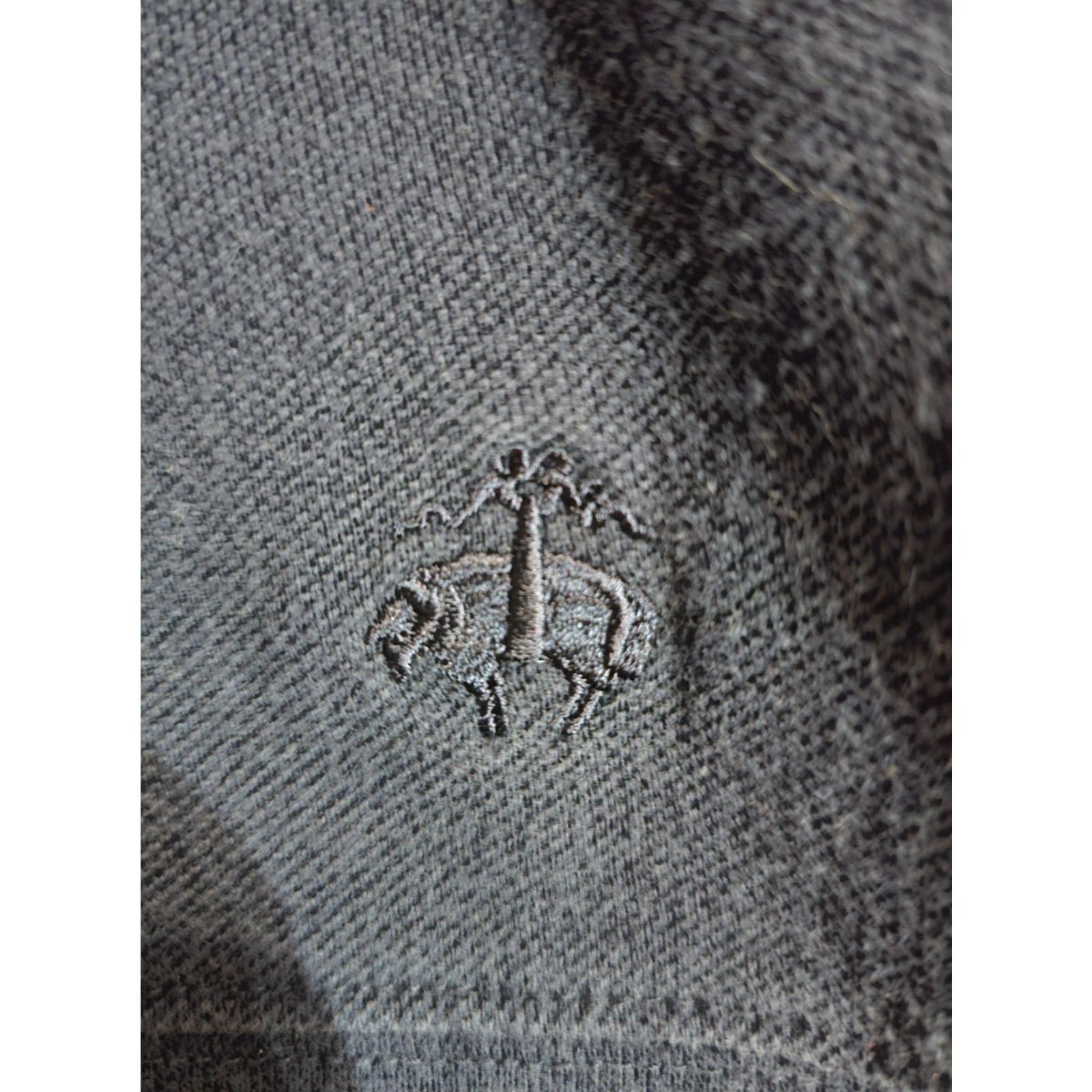 Brooks Brothers Brooks Brothers Signature 1/4 Zip Pima Cotton Mock Neck Pullover Sweater Mens X-Large Blue Size US XL / EU 56 / 4 - 5 Thumbnail