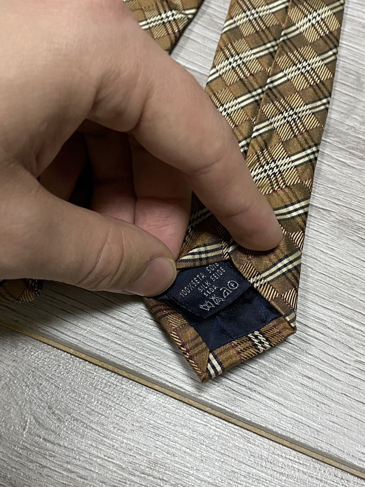 Burberry Burberry London nova check silk tie plaid Size ONE SIZE - 3 Thumbnail