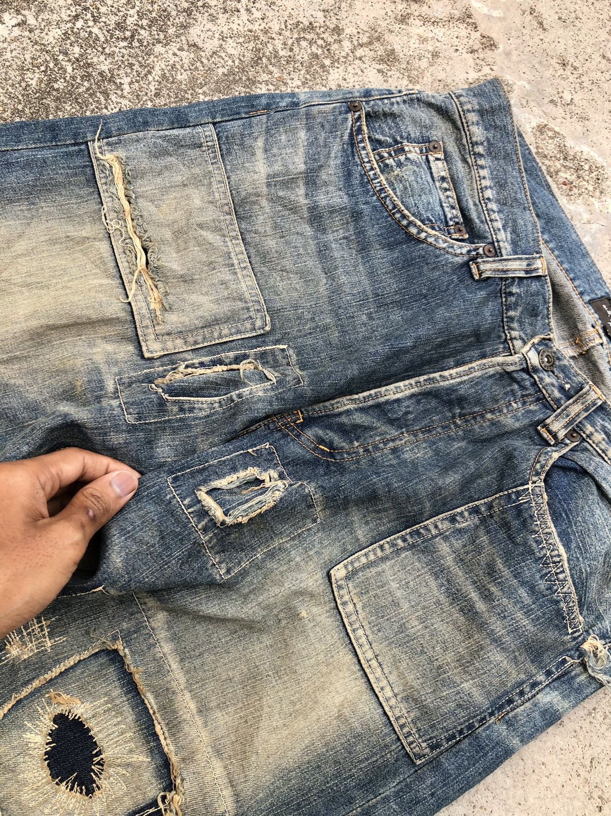 Hypebeast BORO RUSTY DENIM BY US BOARDER DENIM Size US 33 - 5 Thumbnail