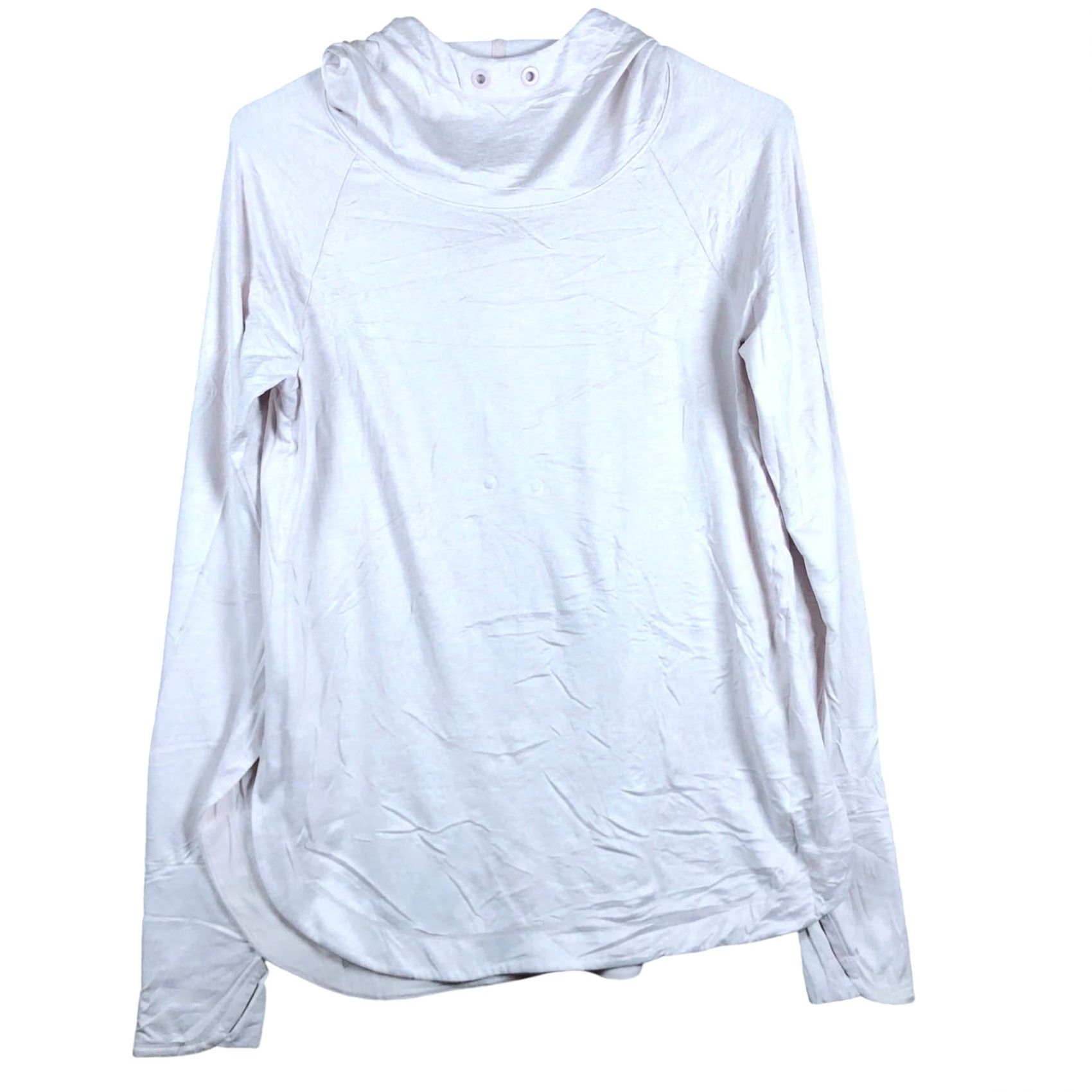 Athleta Athleta Hoodie Womens Sweatshirt Champagne Uptempo Long Sleeve Stretch Small Beige Jersey Pullover Casual Activewear Shirts? Size S / US 4 / IT 40 - 2 Thumbnail