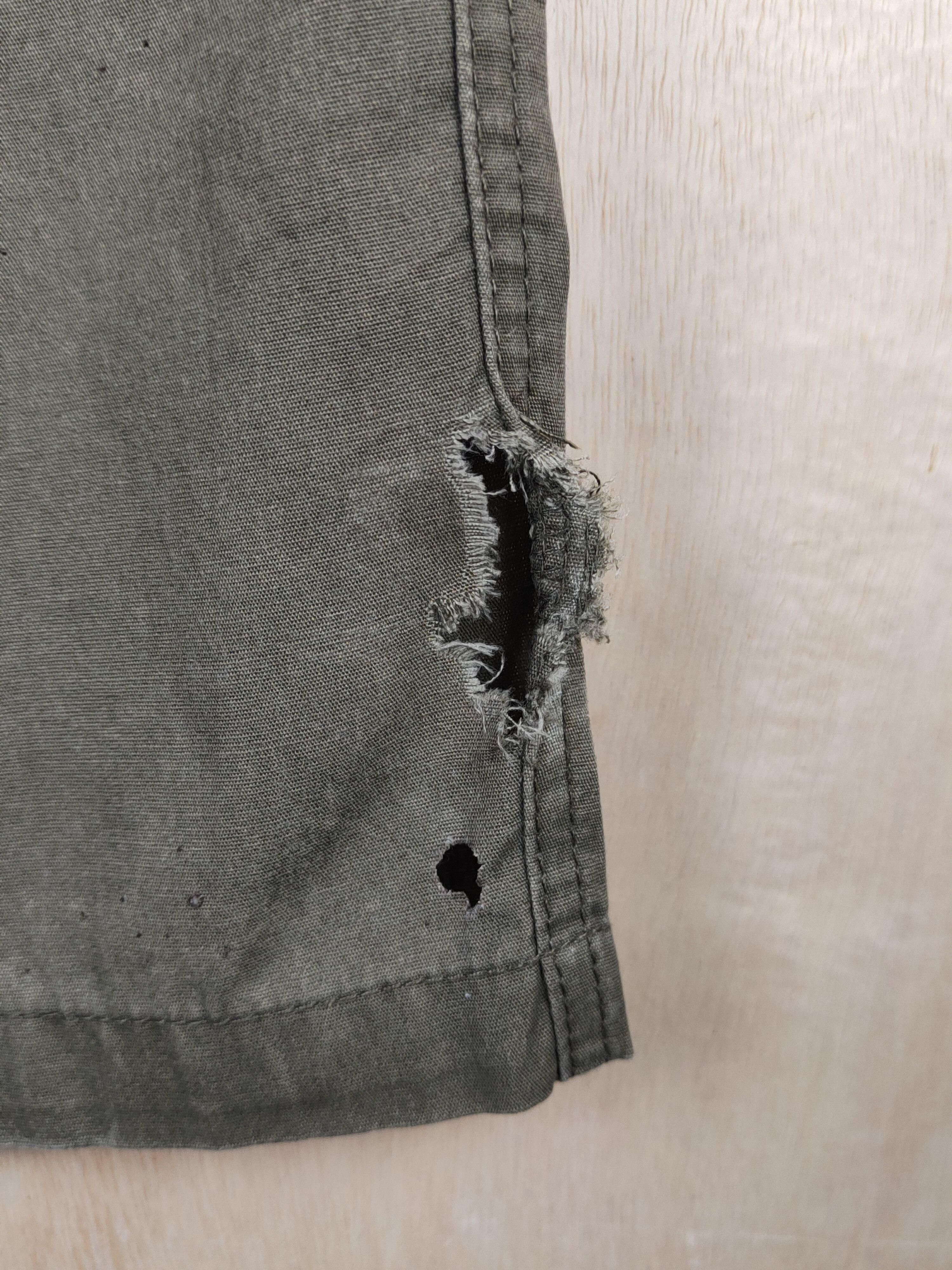 Japanese Brand O.R.G Olive Faded Multipocket Tactical Cargo Pants #S2453 Size US 31 - 8 Thumbnail