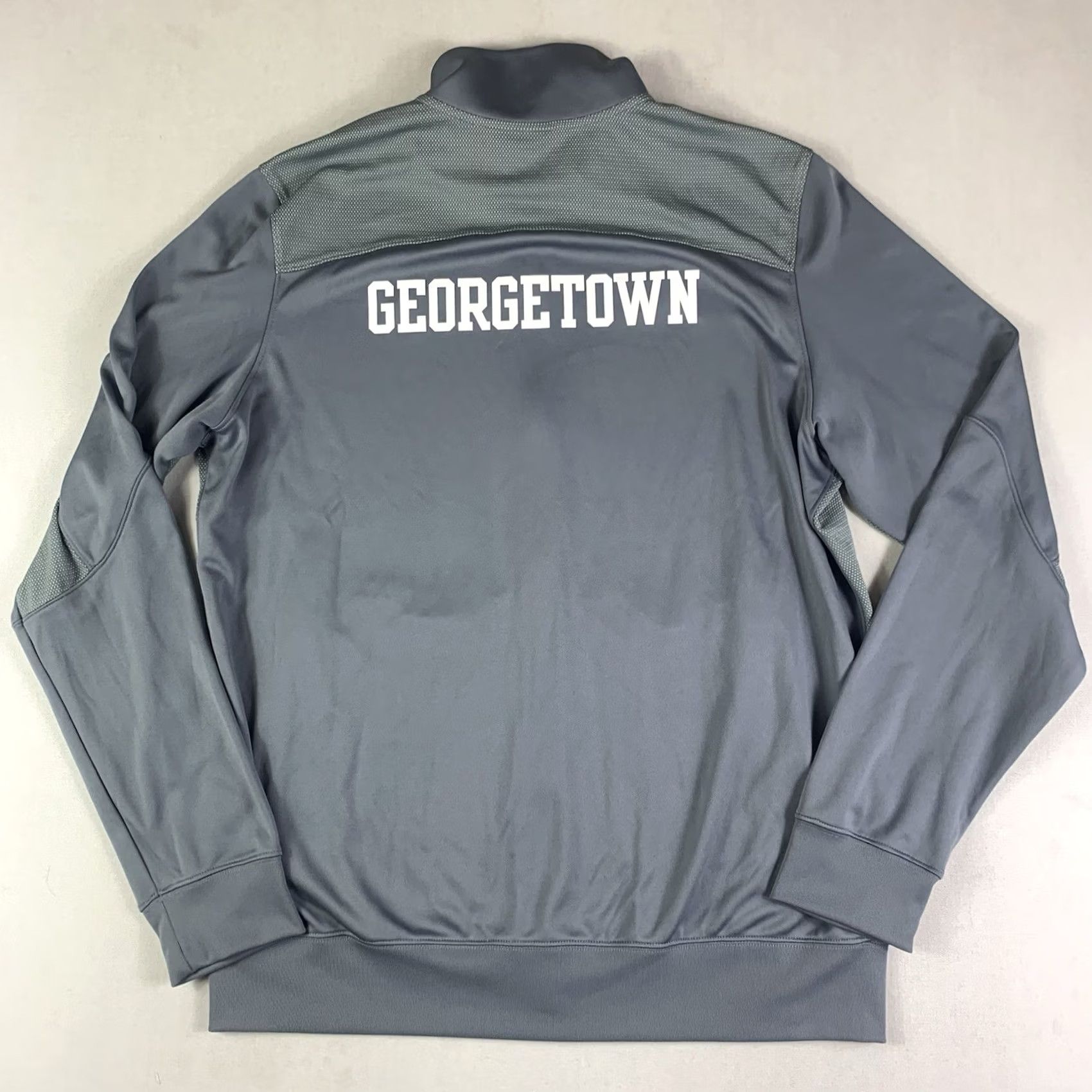 Nike Nike Georgetown Hoyas Men's Air Jordan Dri-Fit Jacket Full Zip 696736-065 Large Gray Basketball Track Jacket Men L Size US L / EU 52-54 / 3 - 2 Thumbnail