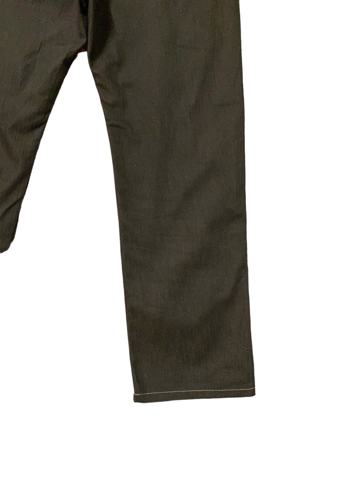 Tete Homme Vintage TETE HOMME Striped Brown Denim Pant Size US 28 / EU 44 - 12 Thumbnail