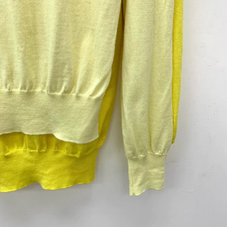 Loewe LOEWE Yellow logo embroidered patch wool lapel long sleeve Size M / US 6-8 / IT 42-44 - 4 Thumbnail