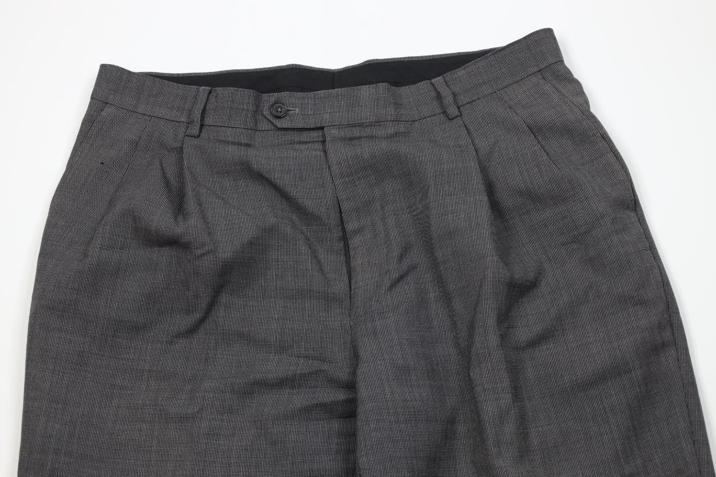 Vintage Vintage 90s Y2K Streetwear Houndstooth Wide Leg Chino Pants Size US 38 / EU 54 - 2 Thumbnail