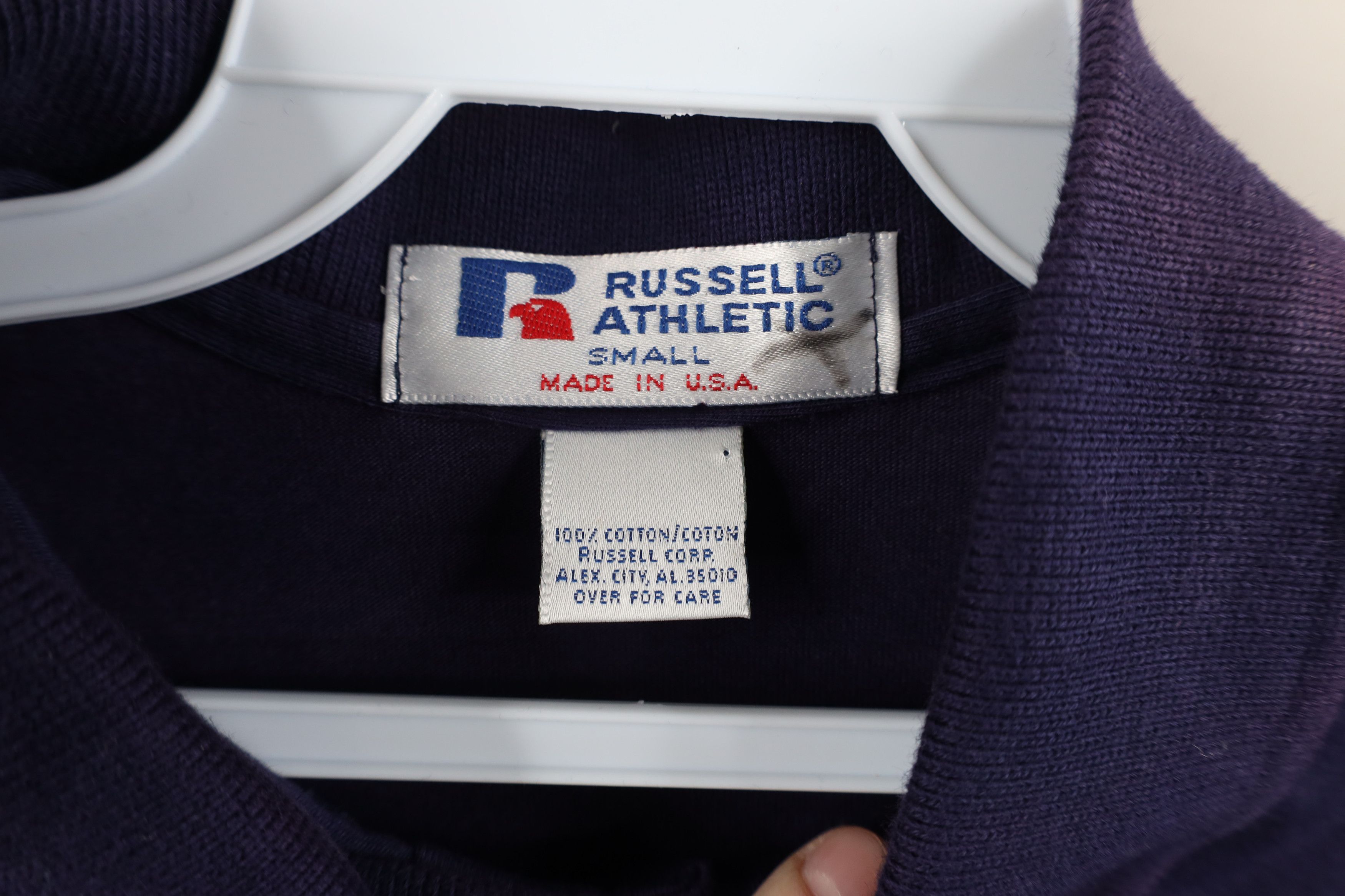 Russell Athletic × Vintage Vintage 80s 90s Russell Athletic Cleveland Baseball Polo Size US S / EU 44-46 / 1 - 8 Thumbnail