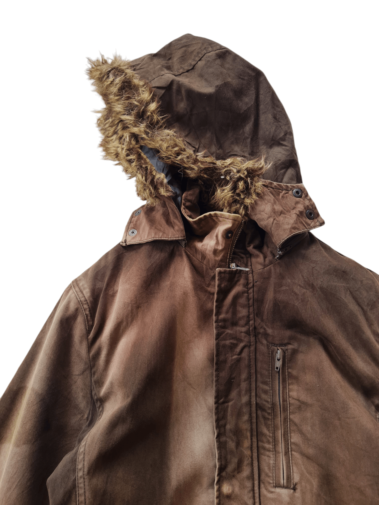 Comme Ca Ism × Japanese Brand Comme Ca Ism Sun Faded Jacket Fur Hood Size US M / EU 48-50 / 2 - 4 Thumbnail