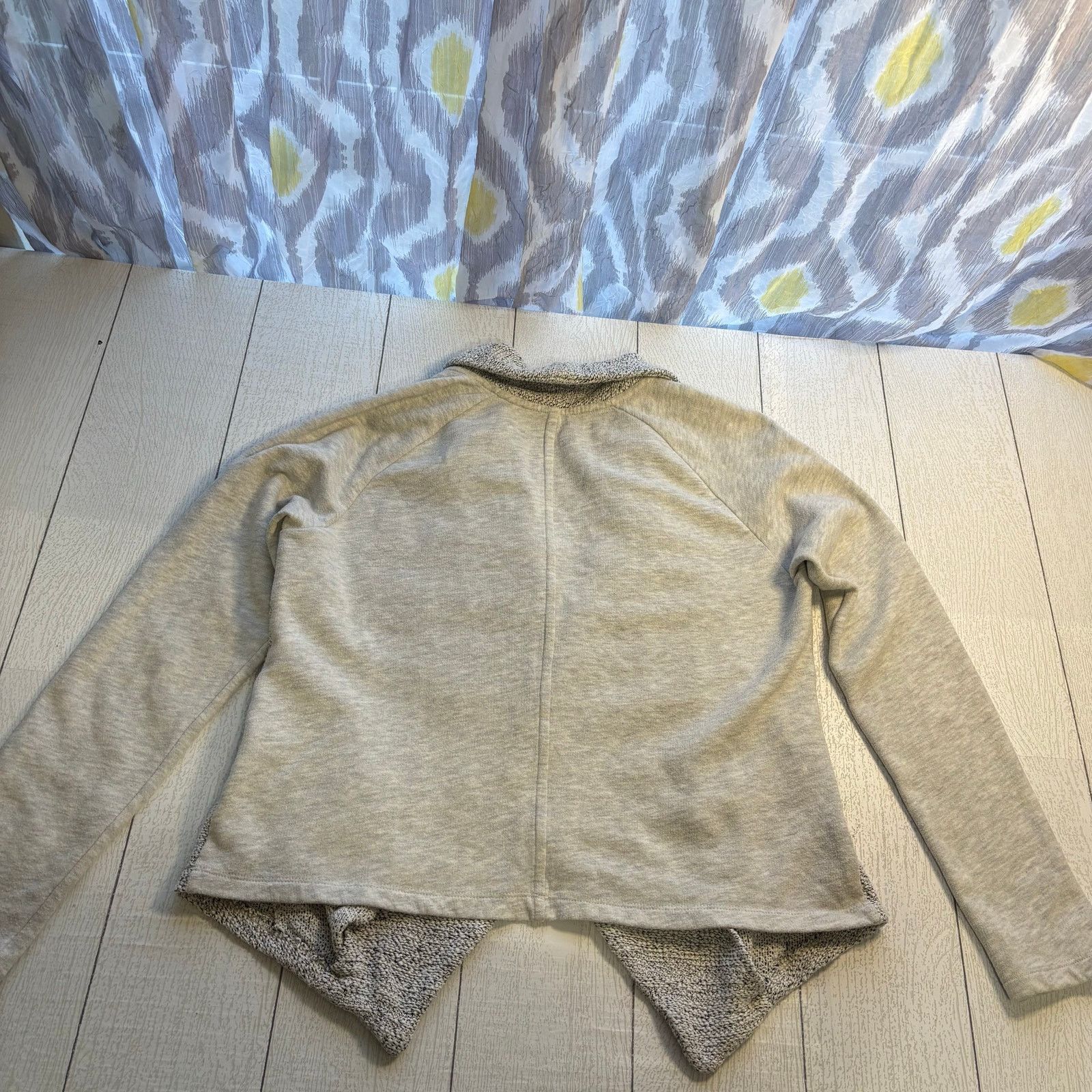 Loft LOFT Gray Drape Collar Athleisure Jacket Medium Size M / US 6-8 / IT 42-44 - 10 Thumbnail