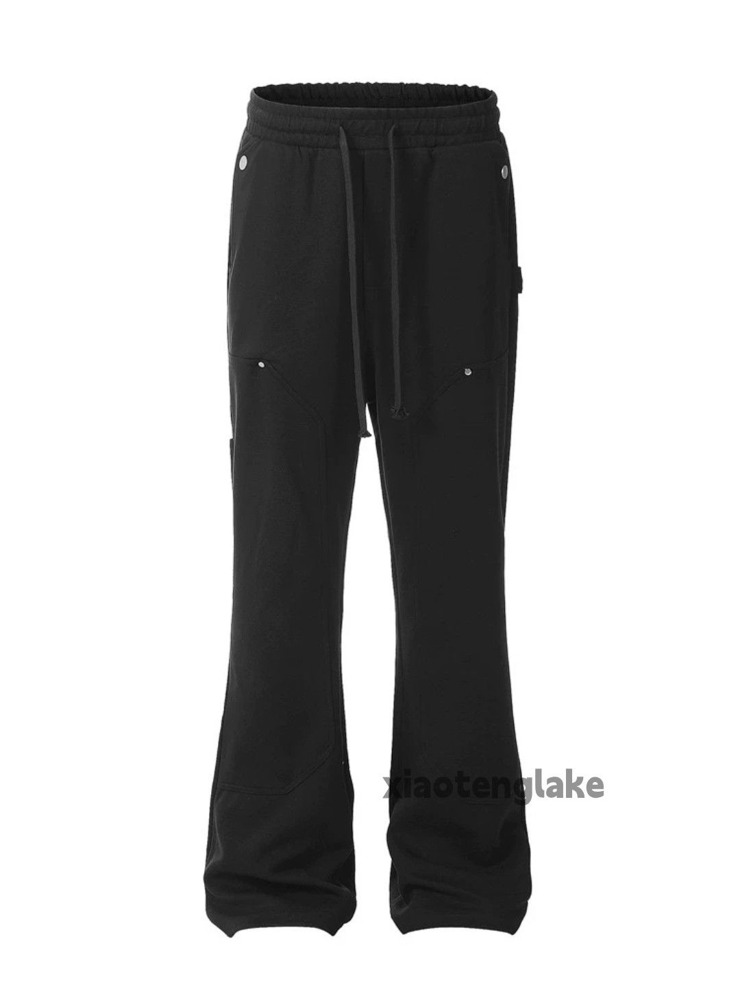 Designer × Japanese Brand × Vintage utility carpenter outdoor sports flared sweatpants Size US 30 / EU 46 - 1 Thumbnail