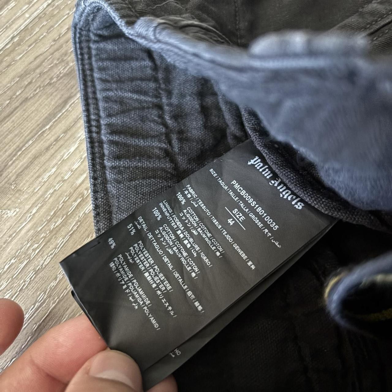 Palm Angels Palm Angels Black Streetwear Designer Cargo Shorts! Size US 32 / EU 48 - 6 Thumbnail