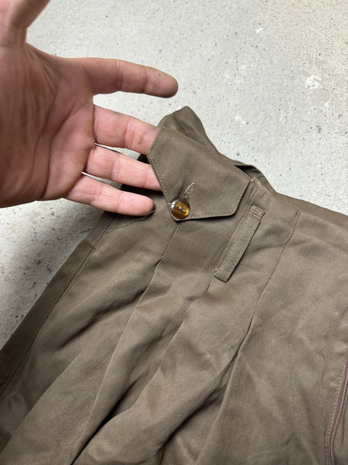 Designer × Vintage Vintage Y2K Marrathon Made in Italy Baggy Galifa Brown Pant Size US 34 / EU 50 - 6 Thumbnail