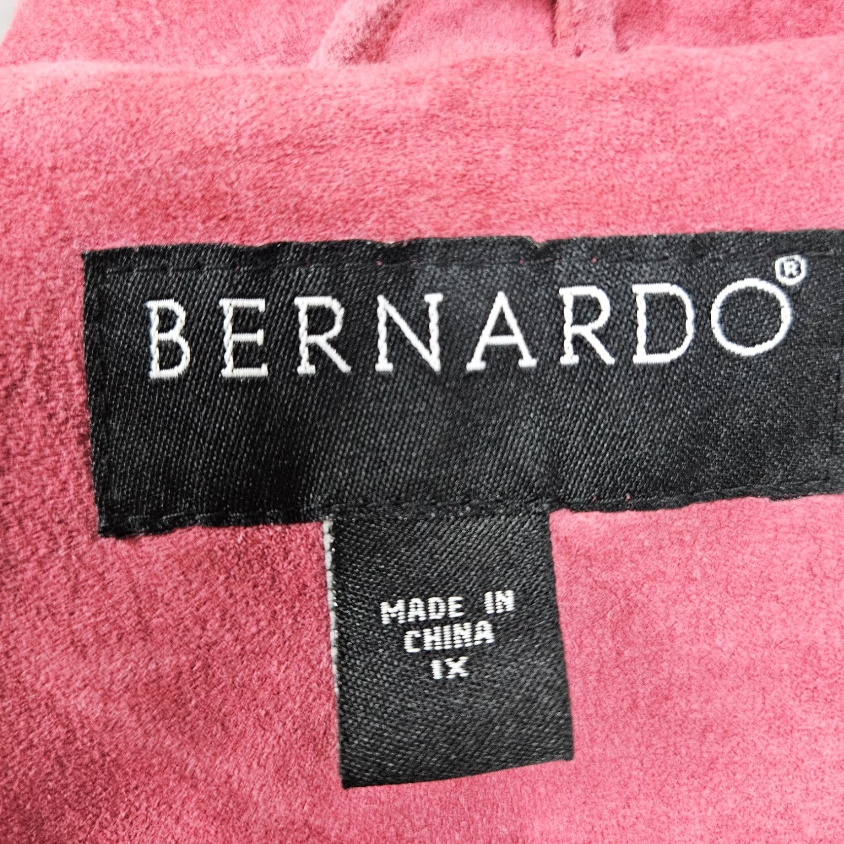 Vintage Classic Pink Bernardo Suede Collared Shacket Jacket 1X User: Classic Pink Bernardo Suede Collared Shacket Jacket 1X Size XL / US 12-14 / IT 48-50 - 3 Thumbnail