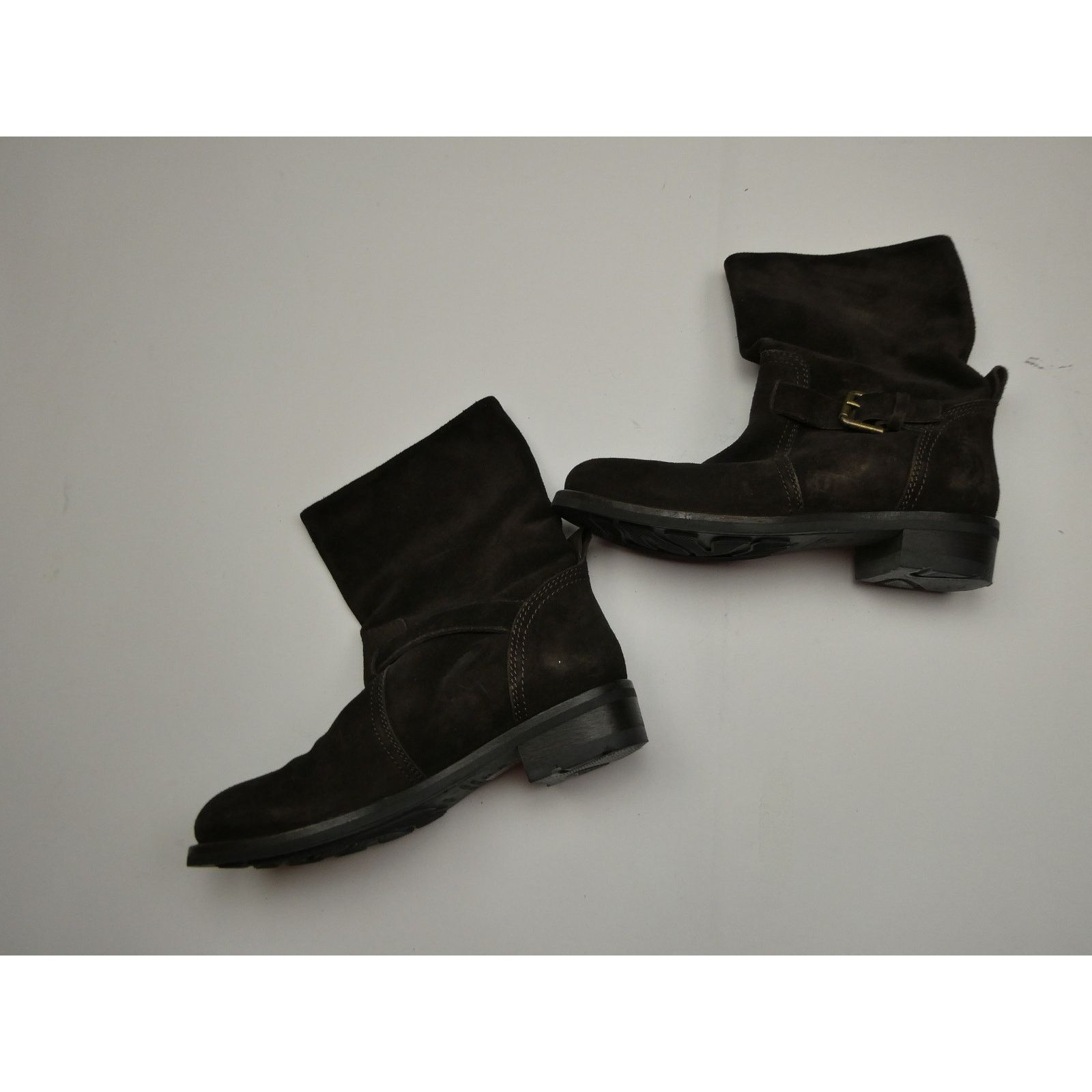 Ralph Lauren Purple Label Ralph Lauren Purple Collection suede moto boots, 9.5", 7B Size US 7 / IT 37 - 3 Thumbnail