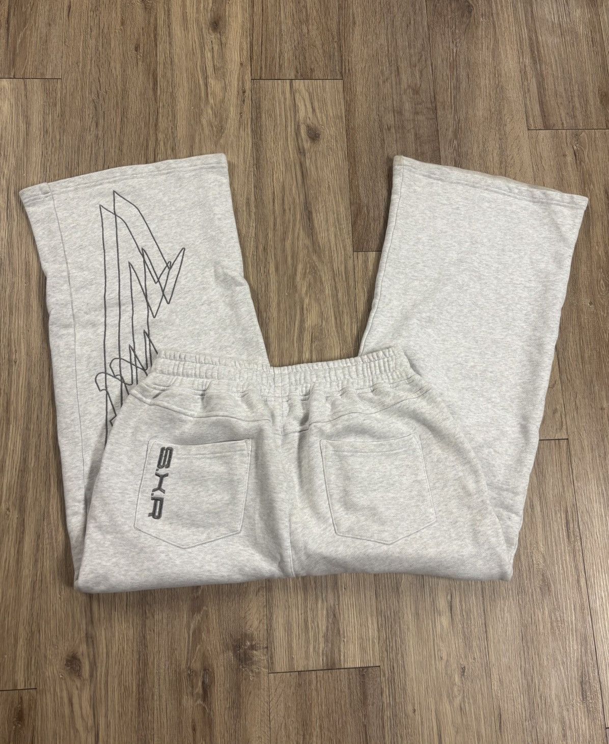 Other Custom Made Baggy Embroidered Sweatpants w/ Custom Zipheads Size US 30 / EU 46 - 2 Thumbnail