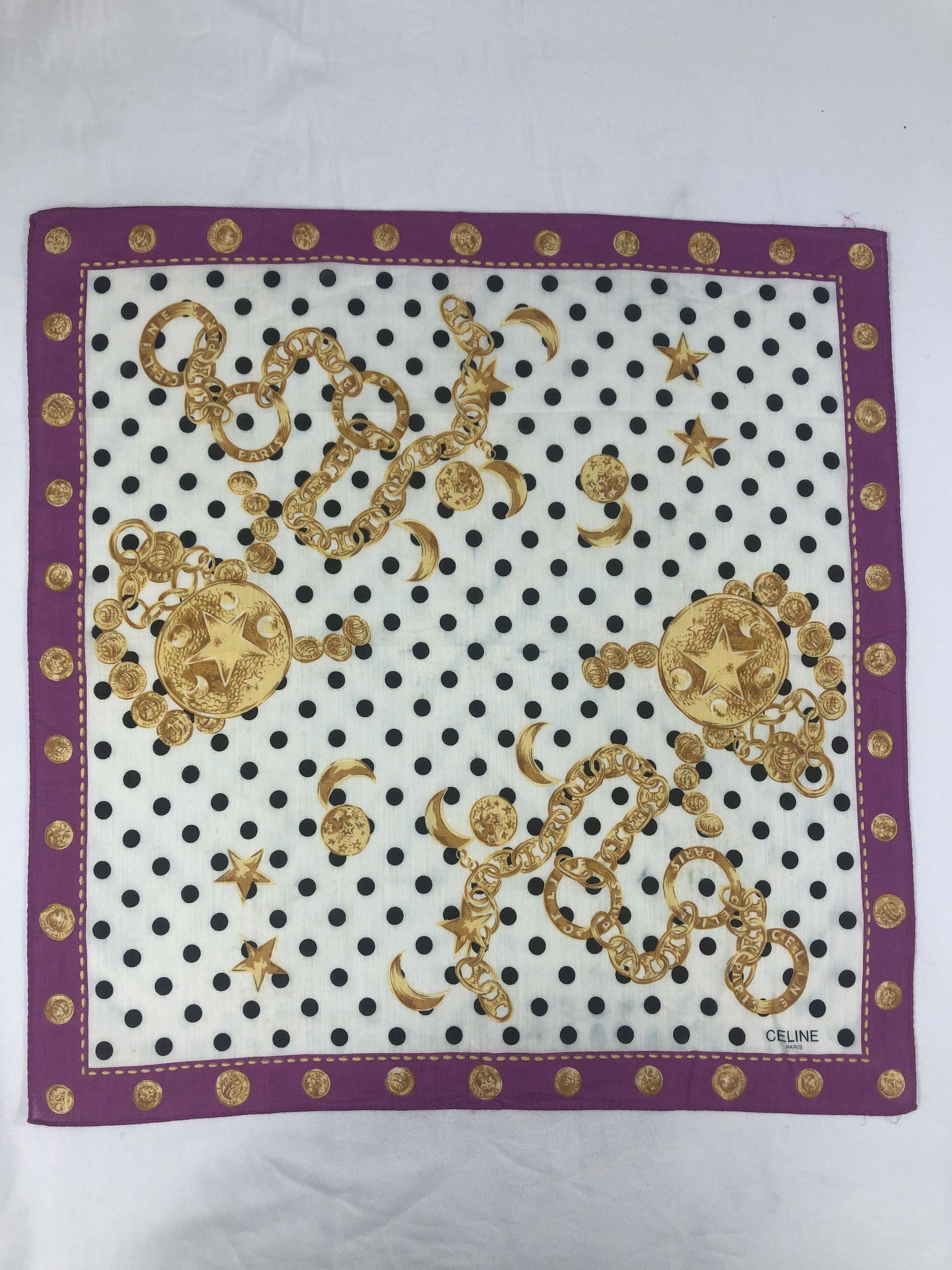 Celine Celine Handkerchief / Bandana / Neckerchief Size ONE SIZE - 3 Thumbnail