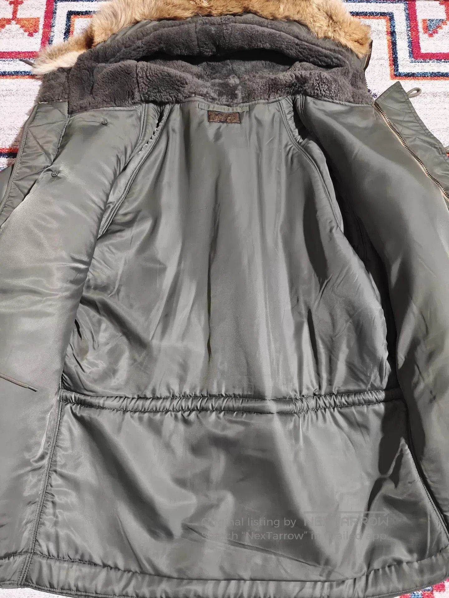 Gimo's GIZEMO Reissue Heavy Wool Lined N3B Coat. Size US L / EU 52-54 / 3 - 5 Thumbnail