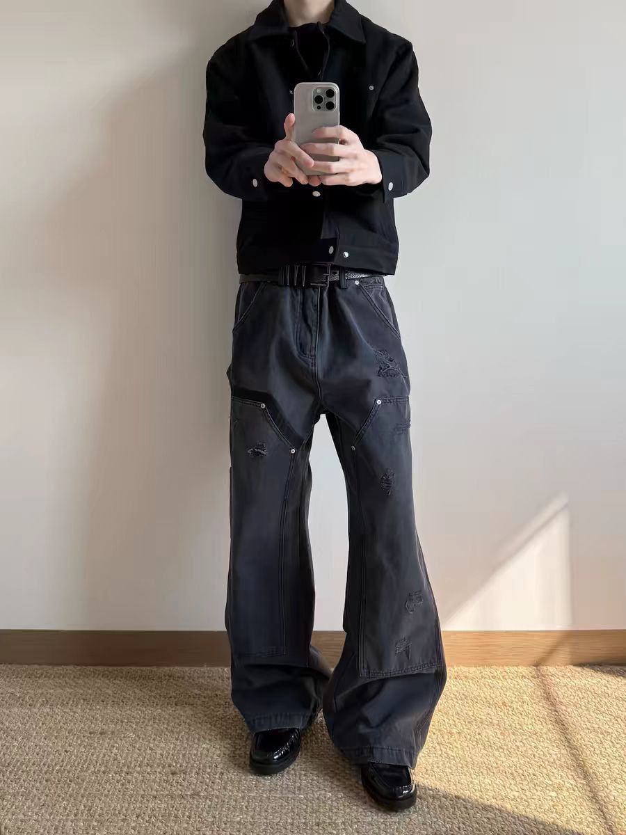 Other Street-style Washed Casual Work Pants Size US 30 / EU 46 - 1 Thumbnail