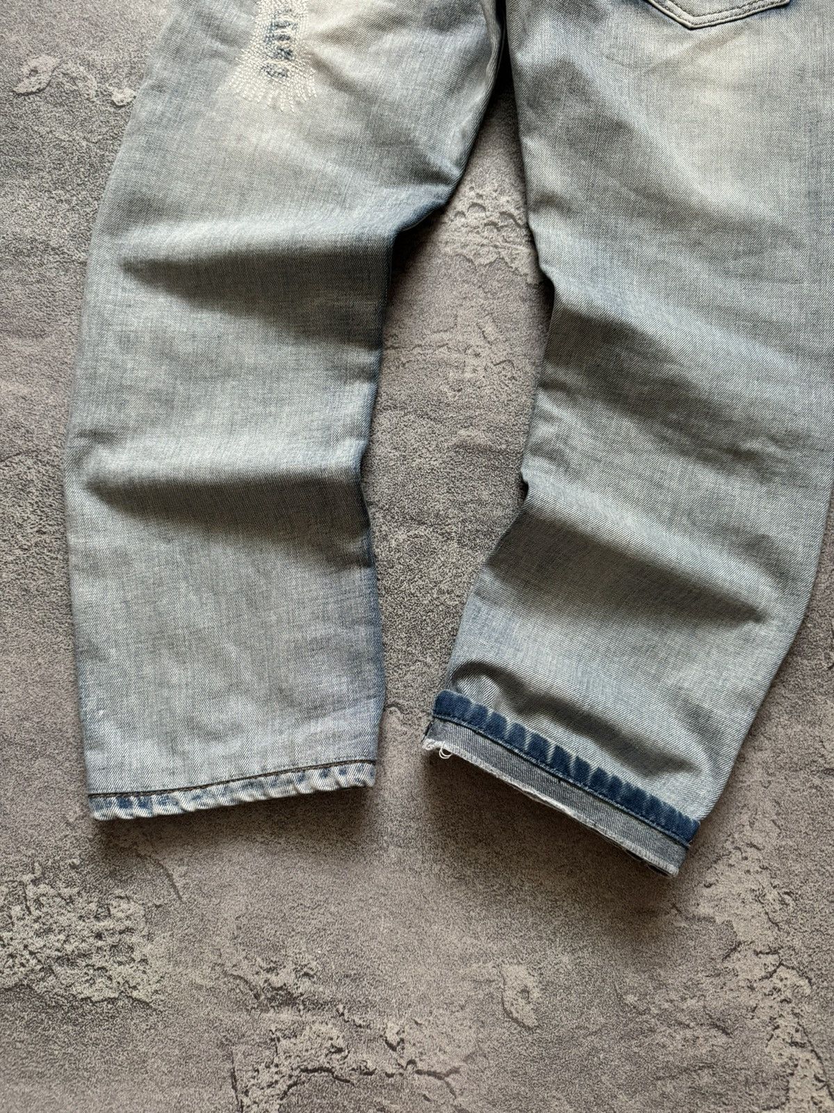 Diesel × Diesel Black Gold Diesel 32/30 blue denim distressed pant trouser Jean chino Size US 32 / EU 48 - 7 Thumbnail