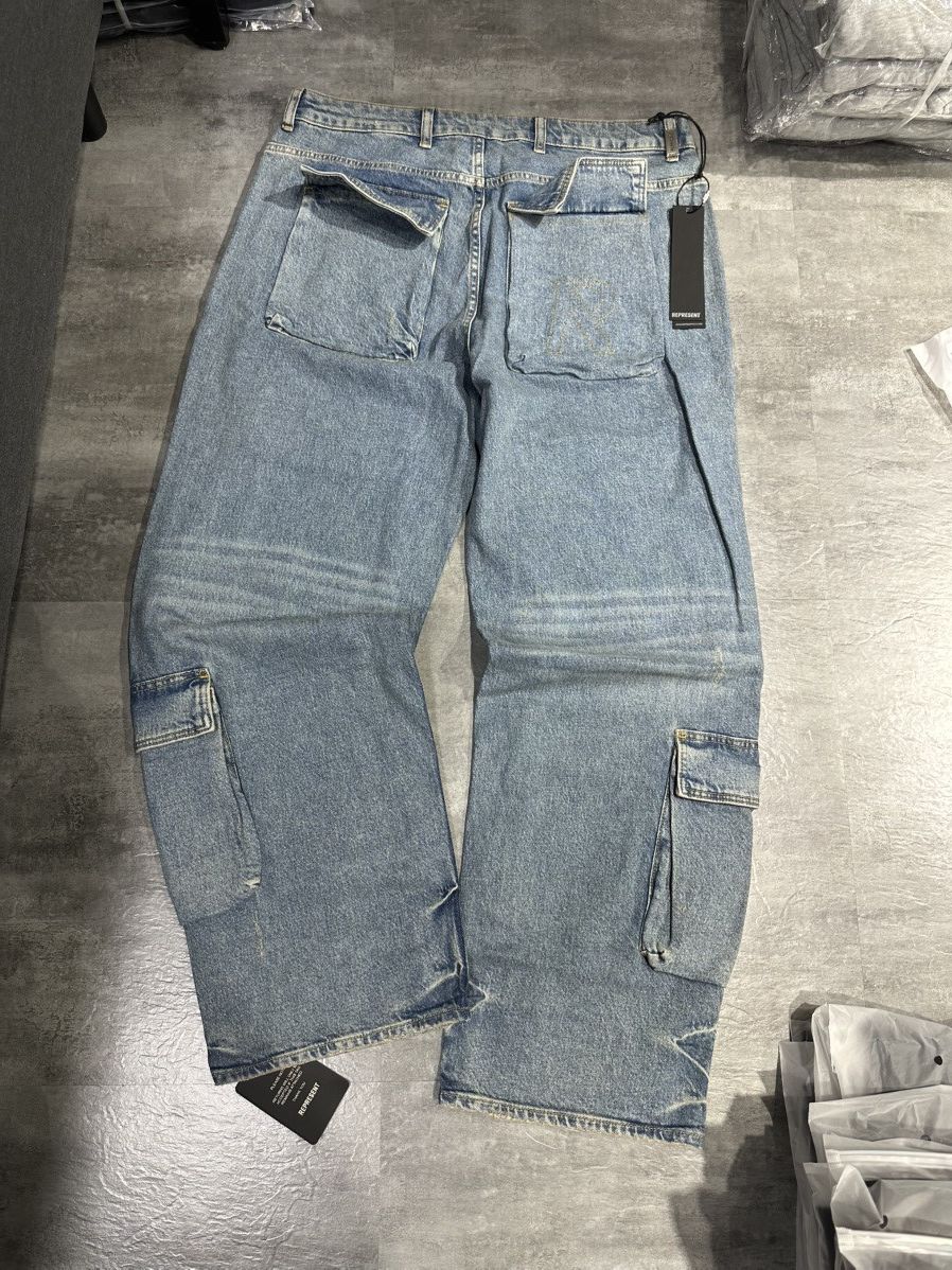 Represent Clo. Represent R3 Cargo Denim Jeans Size US 34 / EU 50 - 3 Thumbnail