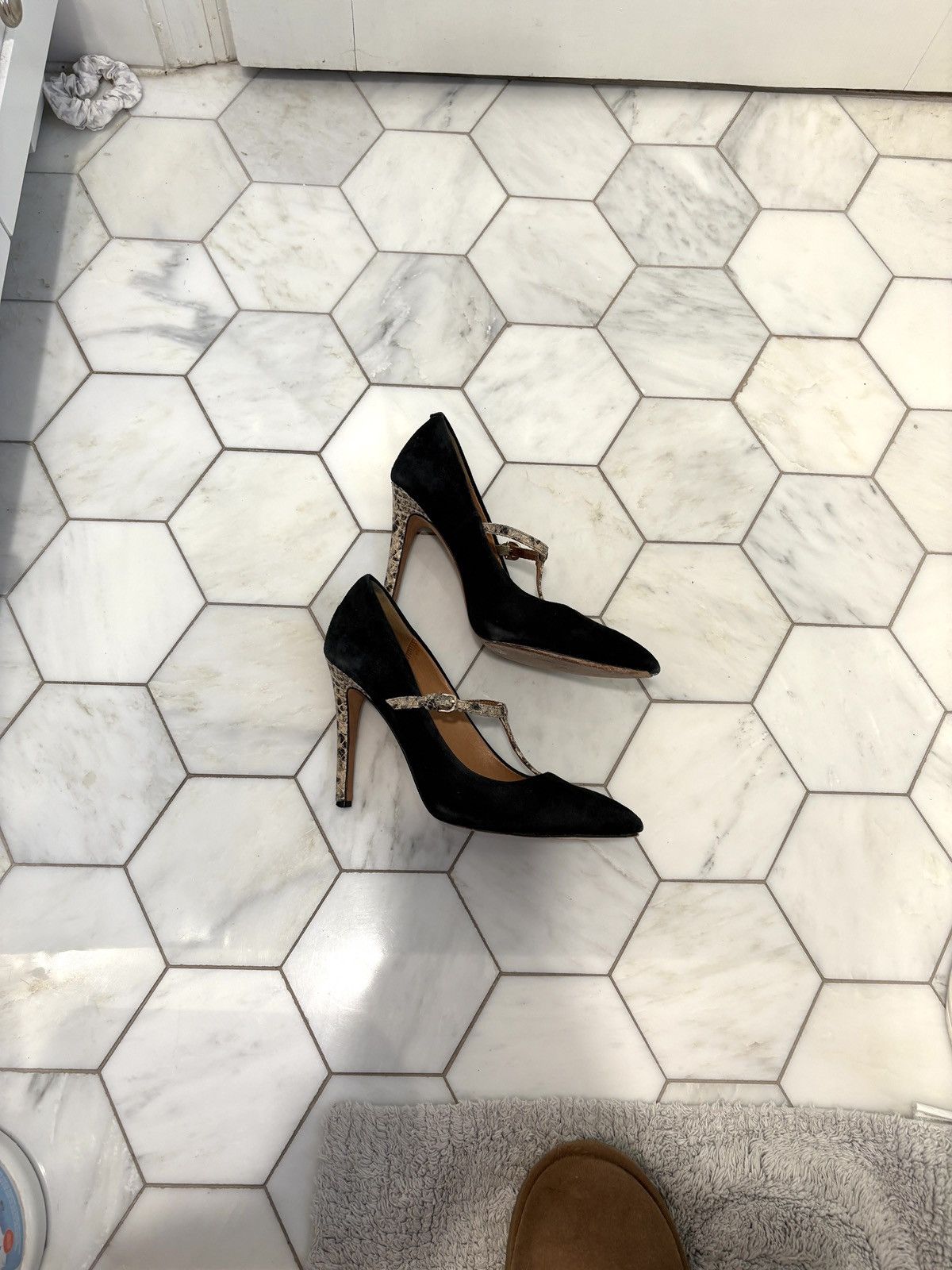 Coach Snakeskin Mary Jane heels Size US 8 / IT 38 - 5 Thumbnail